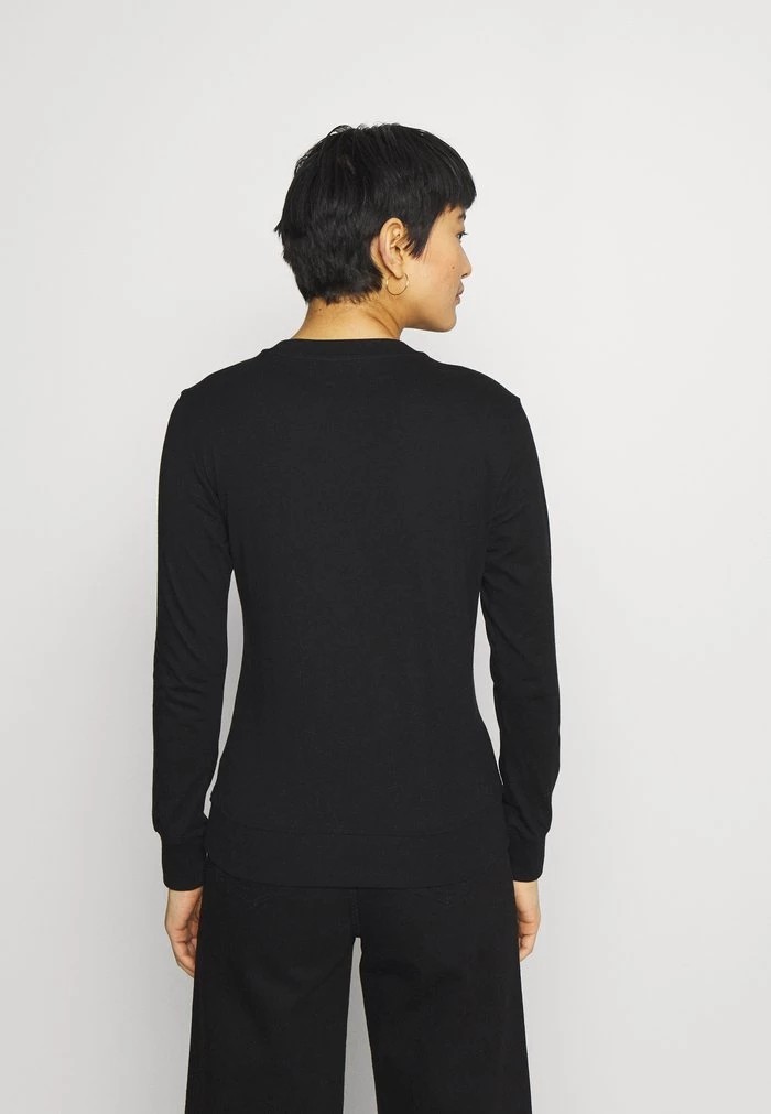 T-Shirt ANNA FIELD Anna Field Long Sleeved Top Noir Femme | NIZ-7900106